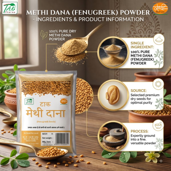 Dana Methi Powder — Ingredients and key benefits