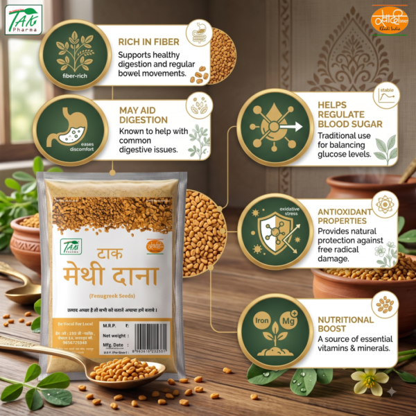 Dana Methi Powder — Benefits at a glance