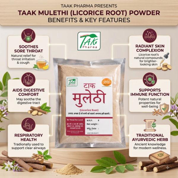 Mulethi — Benefits at a glance