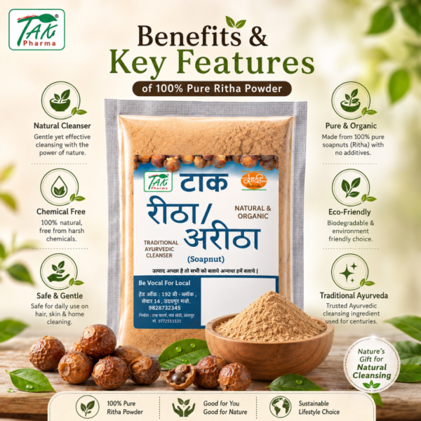 Reetha Powder — Benefits at a glance