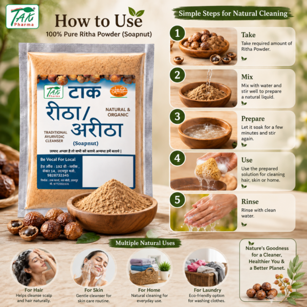Reetha Powder — How to use