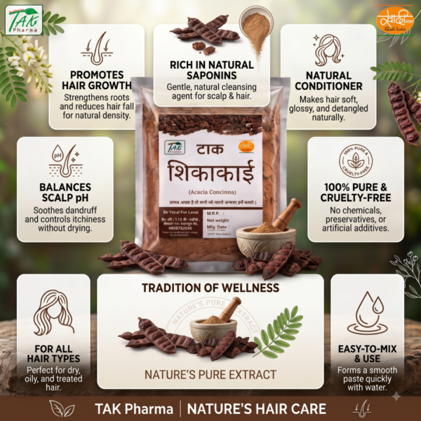 Shikhakai Powder — Benefits at a glance