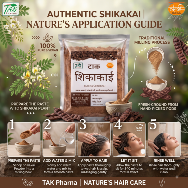Shikhakai Powder — How to use