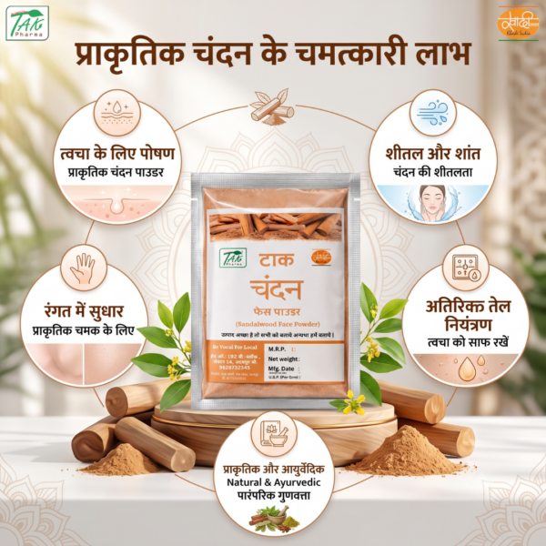 Chandan Face Powder — Benefits at a glance