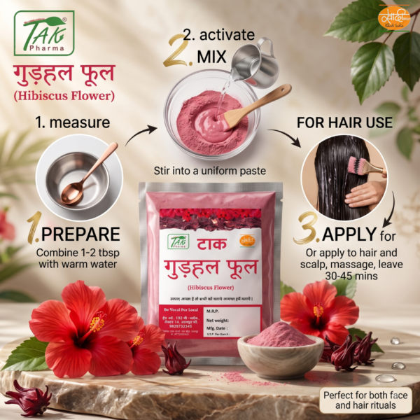 Gudhal Powder — How to use