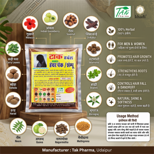 Herbal Hair Pack / Shampoo — Ingredients and key benefits