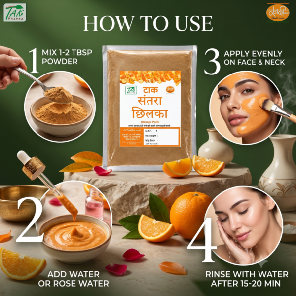Orange Peel Powder — How to use