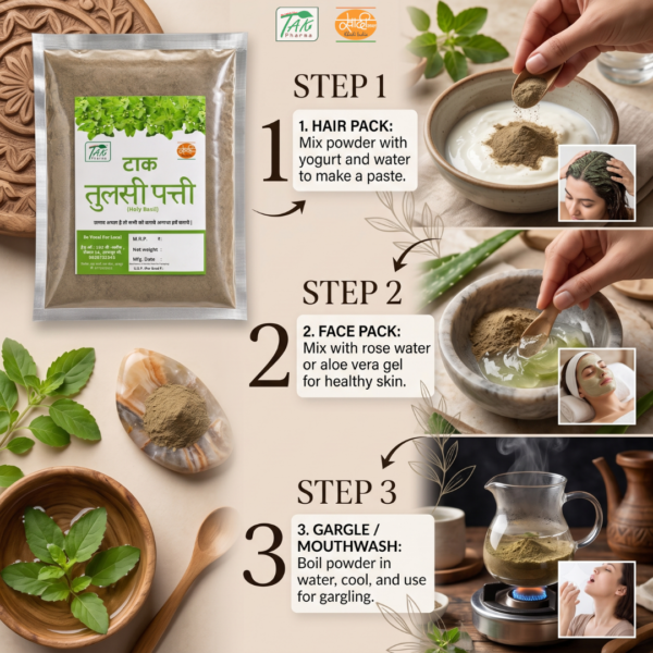 Tulsi Leaves Powder — How to use