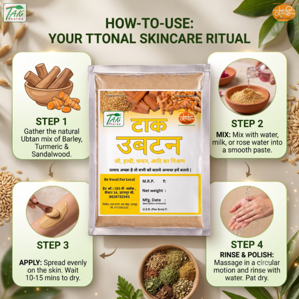 Ubtan — How to use